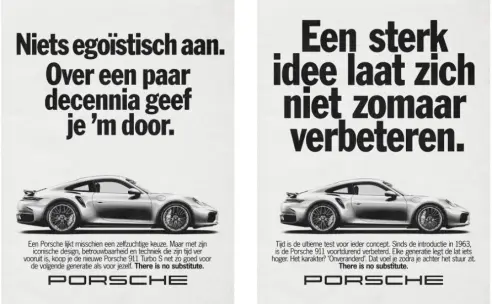 Van klassiek tot modern: de 911 blijft een icoon.